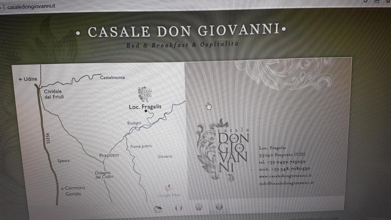 Prepotto  Casale Don Giovanni מראה חיצוני תמונה